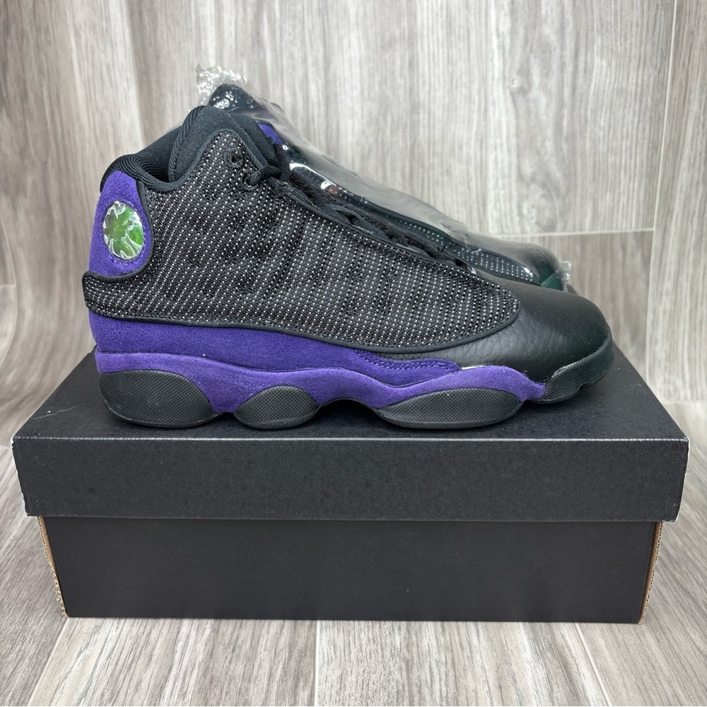 Jordan Athletic Shoes Black Purple